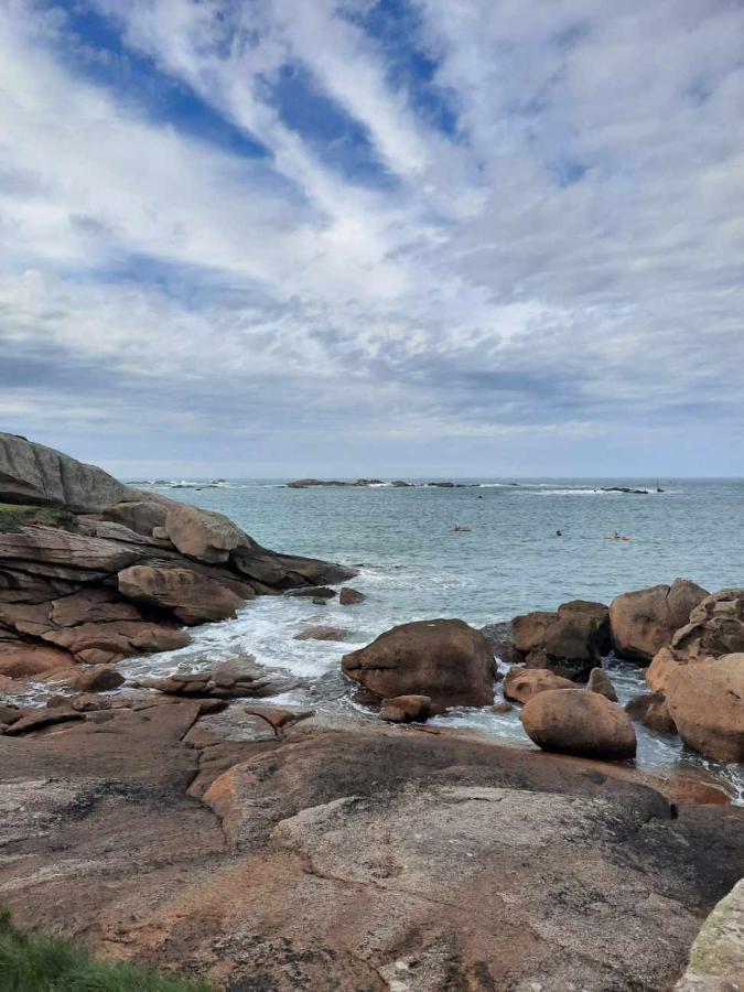 appartement vue mer 50m de la plage, WIFI gratuit Perros-Guirec Extérieur photo