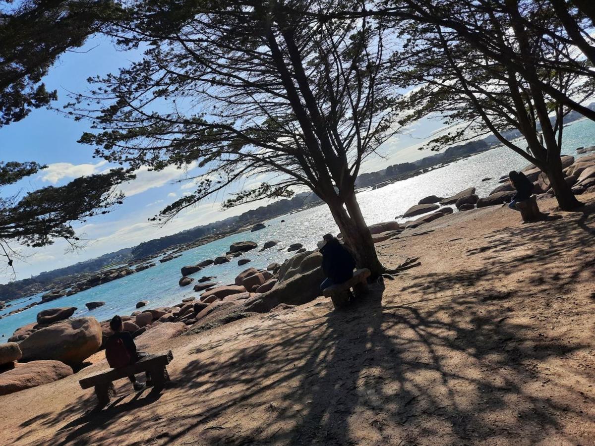appartement vue mer 50m de la plage, WIFI gratuit Perros-Guirec Extérieur photo