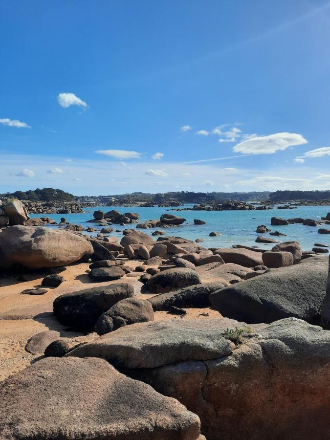 appartement vue mer 50m de la plage, WIFI gratuit Perros-Guirec Extérieur photo