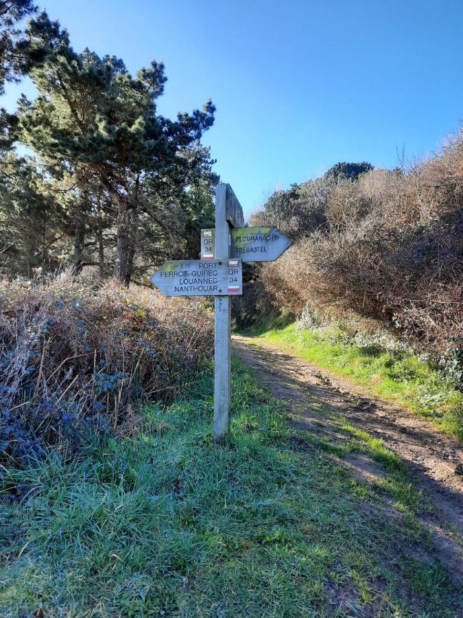 appartement vue mer 50m de la plage, WIFI gratuit Perros-Guirec Extérieur photo