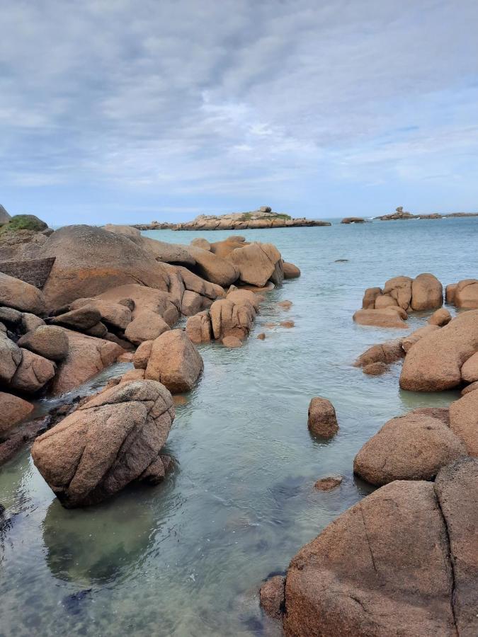 appartement vue mer 50m de la plage, WIFI gratuit Perros-Guirec Extérieur photo