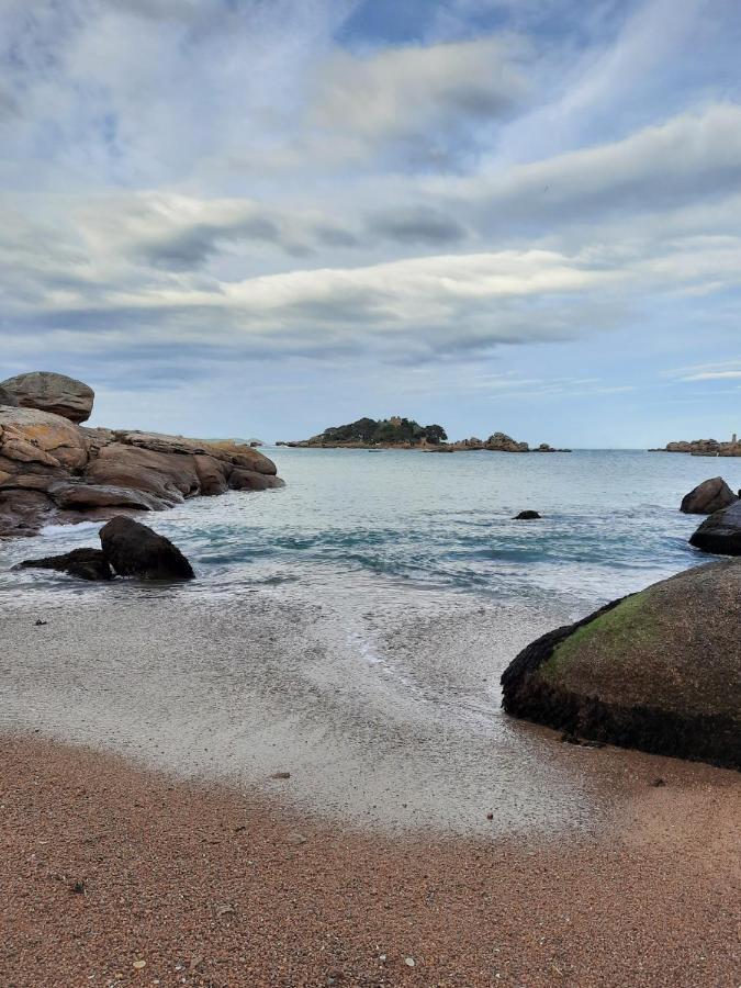 appartement vue mer 50m de la plage, WIFI gratuit Perros-Guirec Extérieur photo