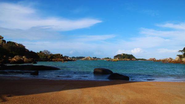 appartement vue mer 50m de la plage, WIFI gratuit Perros-Guirec Extérieur photo