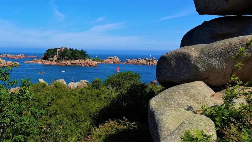 appartement vue mer 50m de la plage, WIFI gratuit Perros-Guirec Extérieur photo